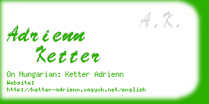 adrienn ketter business card